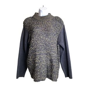 Vintage FIA Italia Women's‎ Handloomed Sweater Sz M Mixed Media Fiber Arts Cozy
